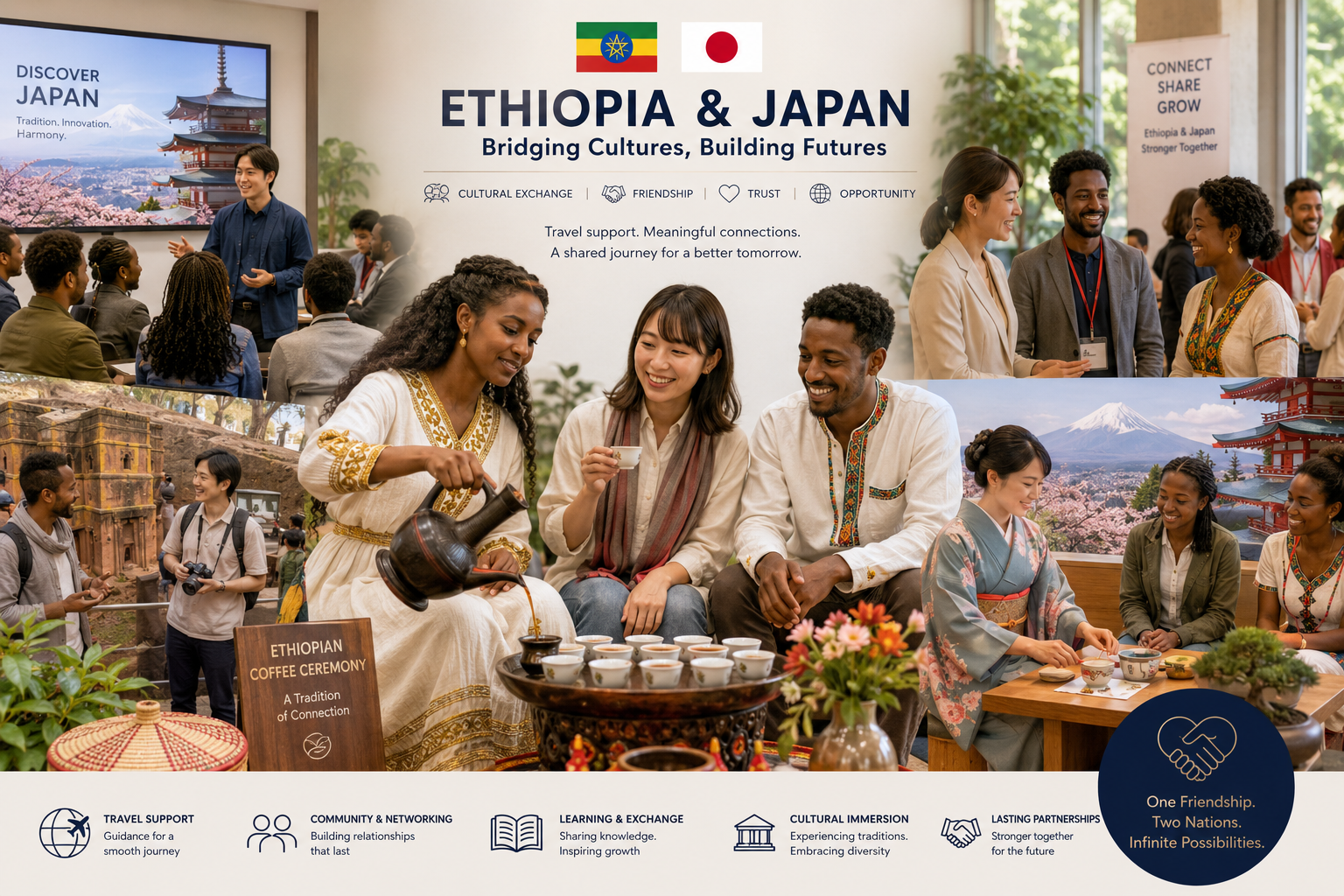 Ethiopia and Japan cultural exchange